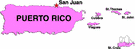Porto Rico - a self-governing commonwealth associated with the United States occupying the island of Puerto Rico