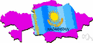 Kazakh - a landlocked republic to the south of Russia and to the northeast of the Caspian Sea