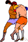 counterpunch - a return punch (especially by a boxer)