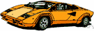 sport car - a small low car with a high-powered engine