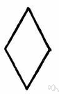 diamond - a parallelogram with four equal sides