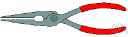 needlenose pliers - small pliers with long thin jaws for fine work