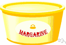 margarine - a spread made chiefly from vegetable oils and used as a substitute for butter
