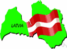 Republic of Latvia - a republic in northeastern Europe on the eastern coast of the Baltic Sea