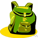 packsack - a bag carried by a strap on your back or shoulder