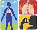 asphyxiate - impair the respiration of or obstruct the air passage of