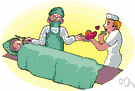 wrong-site surgery - a surgical operation performed on the wrong part of the body