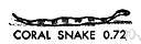Rhynchoelaps australis - small venomous but harmless snake marked with black-and-white on red
