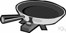 electric frying pan - a frying pan heated by electricity