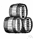 maconnais - fine Burgundy wine usually white and dry