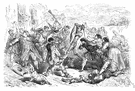 tumultuousness - a state of commotion and noise and confusion