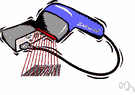 Universal Product Code - code consisting of a series of vertical bars of variable width that are scanned by a laser
