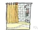 shower curtain