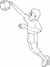scorer - a player who makes a score in a game or contest
