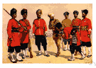 Rajpoot - a member of the dominant Hindu military caste in northern India