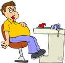 abdominous - having a large belly