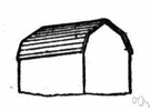 curb roof - a roof with two or more slopes on each side of the ridge