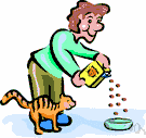 cat food - food prepared for cats