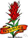 Wyoming - a state in the western United States