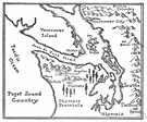 Puget Sound - an inlet of the North Pacific in northwestern Washington State