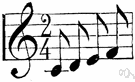 musical time - (music) the beat of musical rhythm