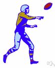 pass - (sports) the act of throwing the ball to another member of your team