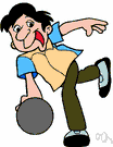 candlepin bowling - a bowling game using slender bowling pins