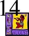 mid-August - the middle part of August