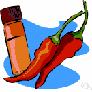 chili powder - powder made of ground chili peppers mixed with e.g. cumin and garlic and oregano