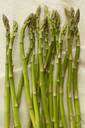 asparagus - plant whose succulent young shoots are cooked and eaten as a vegetable