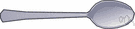 dessert spoon - a spoon larger than a teaspoon and smaller than a tablespoon