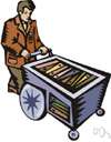 archivist - a person in charge of collecting and cataloguing archives