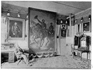 reception room - a room for receiving and entertaining visitors (as in a private house or hotel)