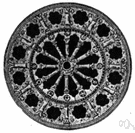 rose window - circular window filled with tracery
