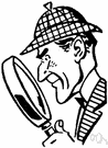 Sherlock Holmes - a fictitious detective in stories by A. Conan Doyle