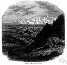 Hindu Kush Mountains - a mountain range extending to the west of the Himalayas