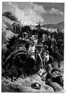 Naseby - a battle in 1645 that settled the outcome of the first English Civil War as the Parliamentarians won a major victory over the Royalists