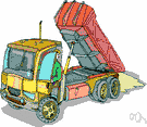 tipper lorry - truck whose contents can be emptied without handling