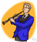 clarinettist - a musician who plays the clarinet