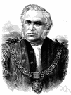 Aldermanly - of or relating to or like an alderman