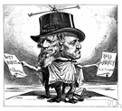 double-tongued - marked by deliberate deceptiveness especially by pretending one set of feelings and acting under the influence of another