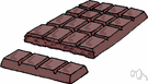 bitter chocolate - pure unsweetened chocolate used in baking and icings and sauces and candy