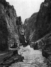 Arkansas River - a river that rises in the Rocky Mountains in Colorado and flows southeast through Kansas and Oklahoma and through Arkansas to become a tributary of the Mississippi River
