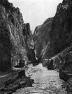 Arkansas - a river that rises in the Rocky Mountains in Colorado and flows southeast through Kansas and Oklahoma and through Arkansas to become a tributary of the Mississippi River