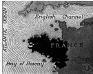 English Channel - an arm of the Atlantic Ocean that forms a channel between France and Britain