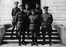 staff officer - a commissioned officer assigned to a military commander's staff