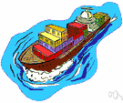 barge - a flatbottom boat for carrying heavy loads (especially on canals)
