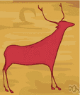 Hart - a male deer, especially an adult male red deer