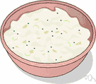 potato salad - any of various salads having chopped potatoes as the base