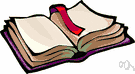bookmarker - a marker (a piece of paper or ribbon) placed between the pages of a book to mark the reader's place